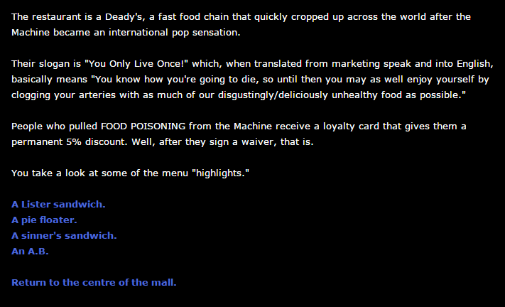 Description of Text Games